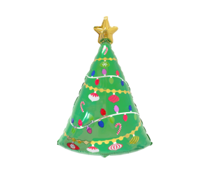 geschenkballon weihnachtsbau 
