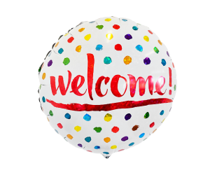 geschenkballon welcome 
