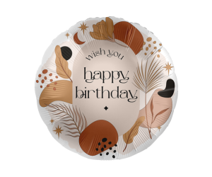 geschenkballon wish you happy birthday 