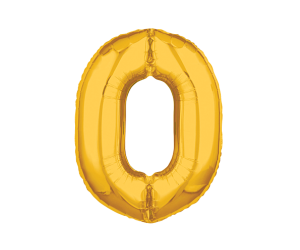 geschenkballon zahl 0 gold 1 