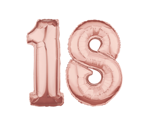 geschenkballon zahl 18 rose 1 