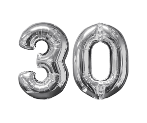 geschenkballon zahl 30 1 