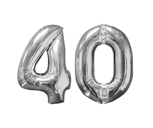 geschenkballon zahl 40 1 