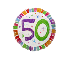 geschenkballon zahl 50 farbig 1 