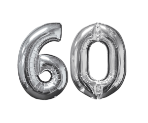geschenkballon zahl 60 1 