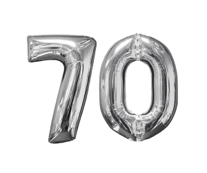 geschenkballon zahl 70 1 