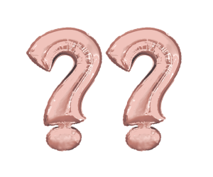 geschenkballon zahlenkombi rosegold 1 