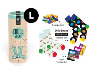geschenkbombe blopp coole socke tuerkis l 
