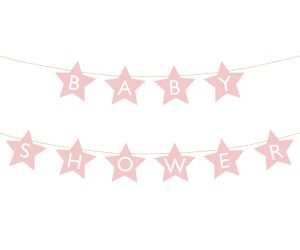 girlande baby shower girl 