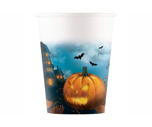 halloween kuerbis becher 