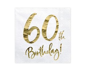 happy birthday elegant servietten 60 gold 1 