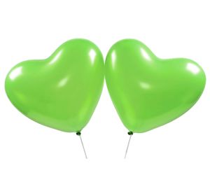 herzballons gruen 1 