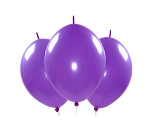 kettenballons violett 
