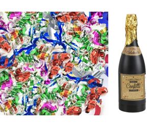 konfettikanone flasche bunt 