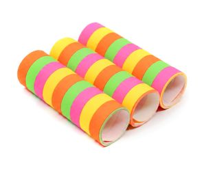 luftschlangen neon 3er set 