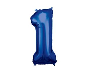 maxi zahl blau 1 