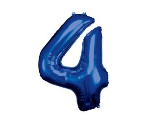 maxi zahl blau 4 
