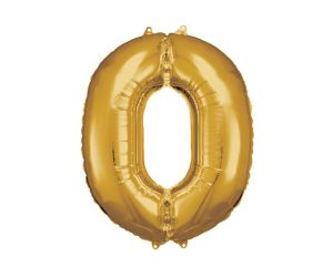 maxi zahl gold 0 