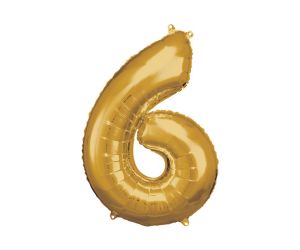 maxi zahl gold 6 