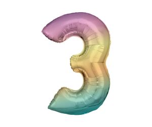 maxi zahl regenbogen 3 