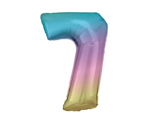 maxi zahl regenbogen 7 