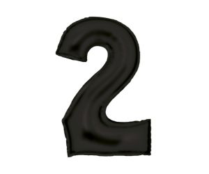 maxi zahl schwarz 2 