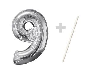 mini folienballon 9 
