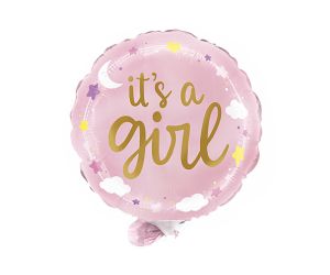 mini folienballon baby girl 