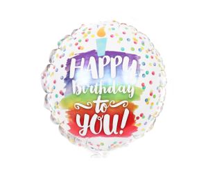 mini folienballon birthday kerze 