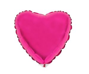mini folienballon herzpink 