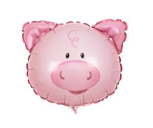mini folienballon schweinchen 