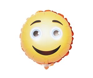 mini folienballon smiley augen 