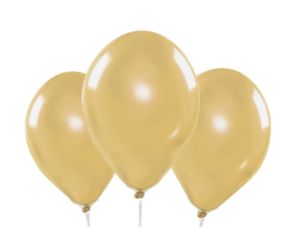 miniballons gold n chrome 