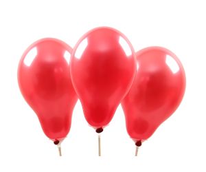 miniballons metallic rot 1 