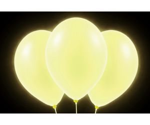neon ballons gelb leuchtend 