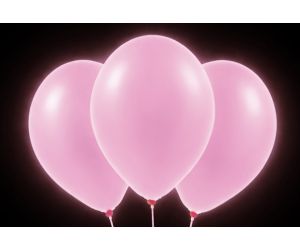 neon ballons pink leuchtend 