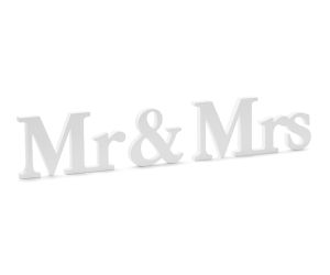 schriftzug mr mrs holz 1 