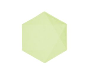 teller midi hexagon nature gruen soft 
