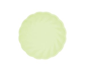teller midi rund nature gruen soft 
