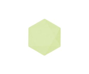 teller mini hexagon nature gruen soft 
