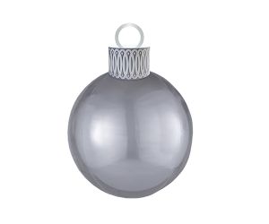 weihnachtskugel orbz silber 1 