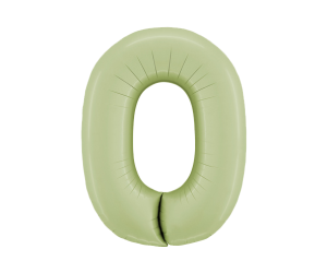 zahl 0 satin gruen midi 