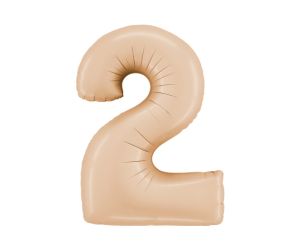 zahl 2 satin beige 