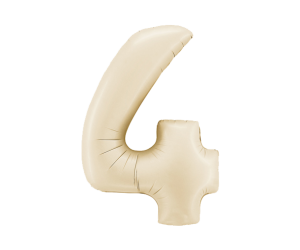 zahl 4 satin creme midi 