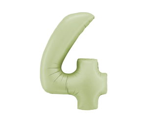 zahl 4 satin gruen midi 