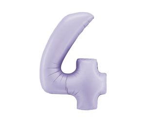 zahl 4 satin lilac 