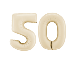 zahl 50 satin creme midi 