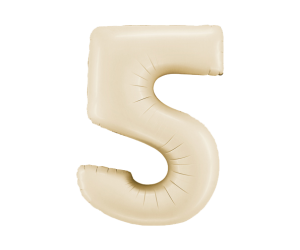 zahl 5 satin creme midi 