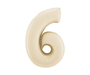 zahl 6 satin creme midi 