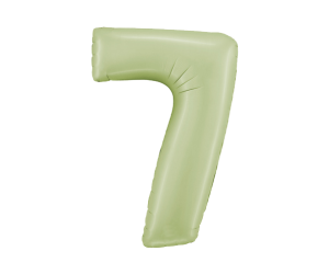 zahl 7 satin gruen midi 
